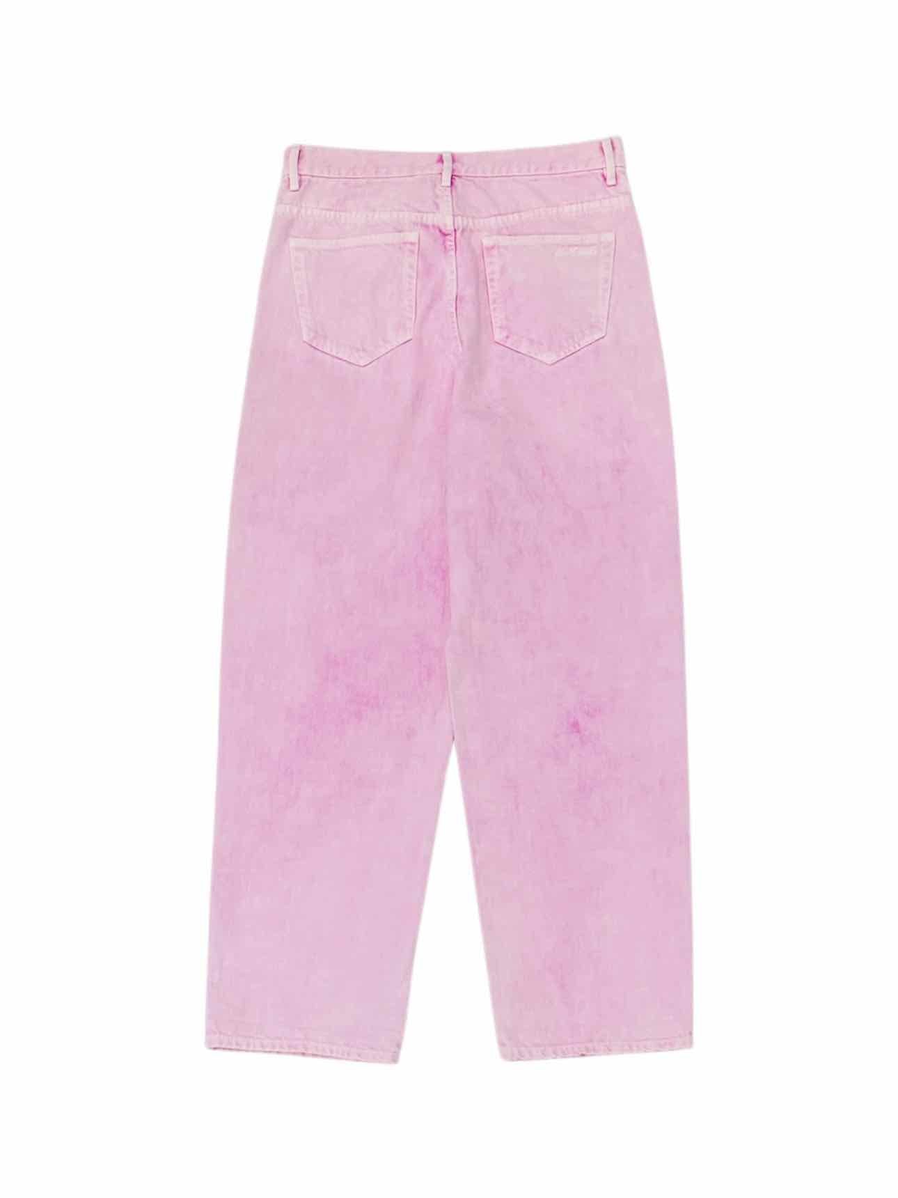 ISABEL MARANT ETOILE Wide Leg Pink Size 31 Jeans