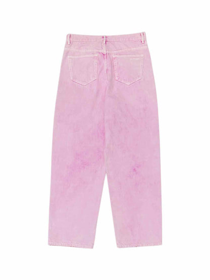 ISABEL MARANT ETOILE Wide Leg Pink Size 31 Jeans