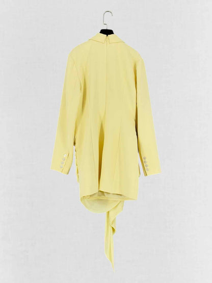 C/MEO COLLECTIVE Yellow Size US 8 Short Dress
