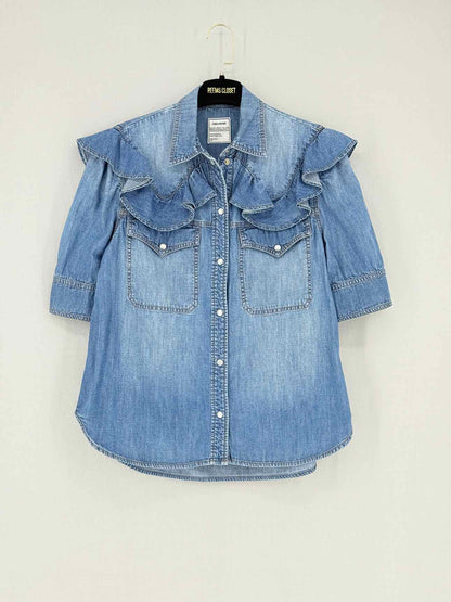 ZADIG & VOLTAIRE Blue Size Large Blouse