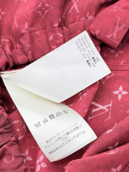 LOUIS VUITTON Red Monogram Size US 4 Pants