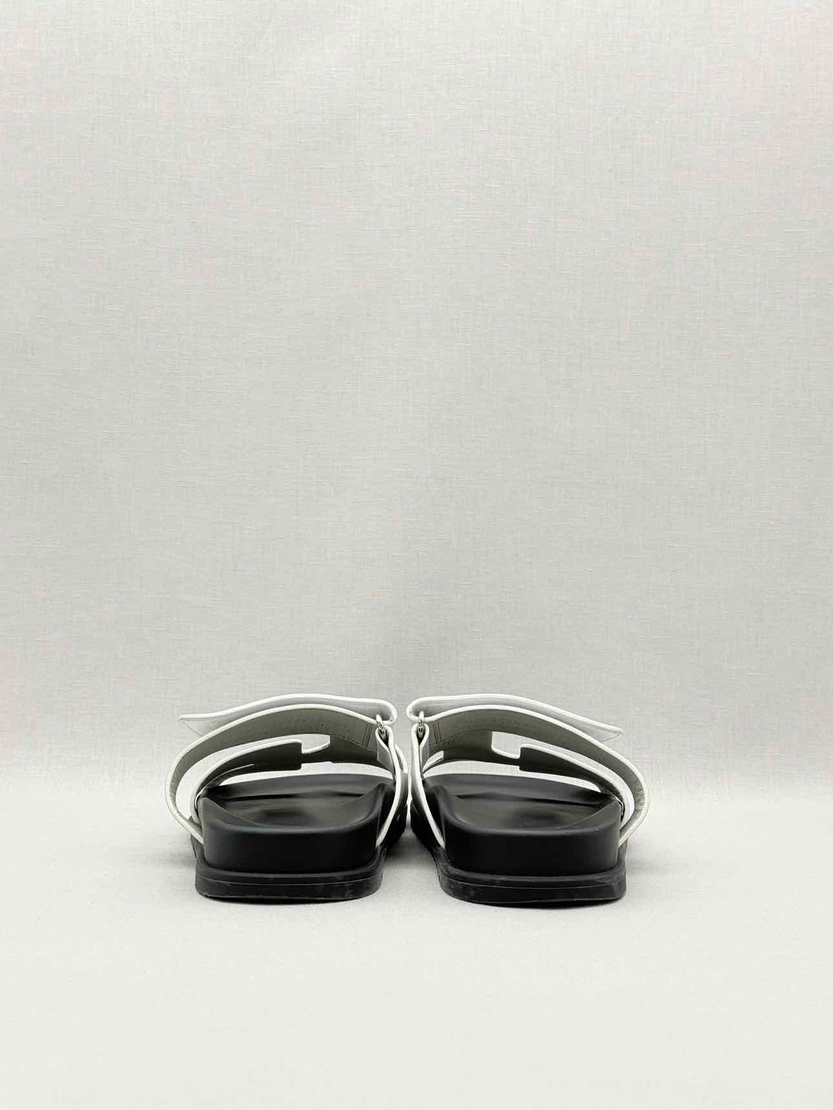 HERMES Chypre White Size EU 38.5 Sandals