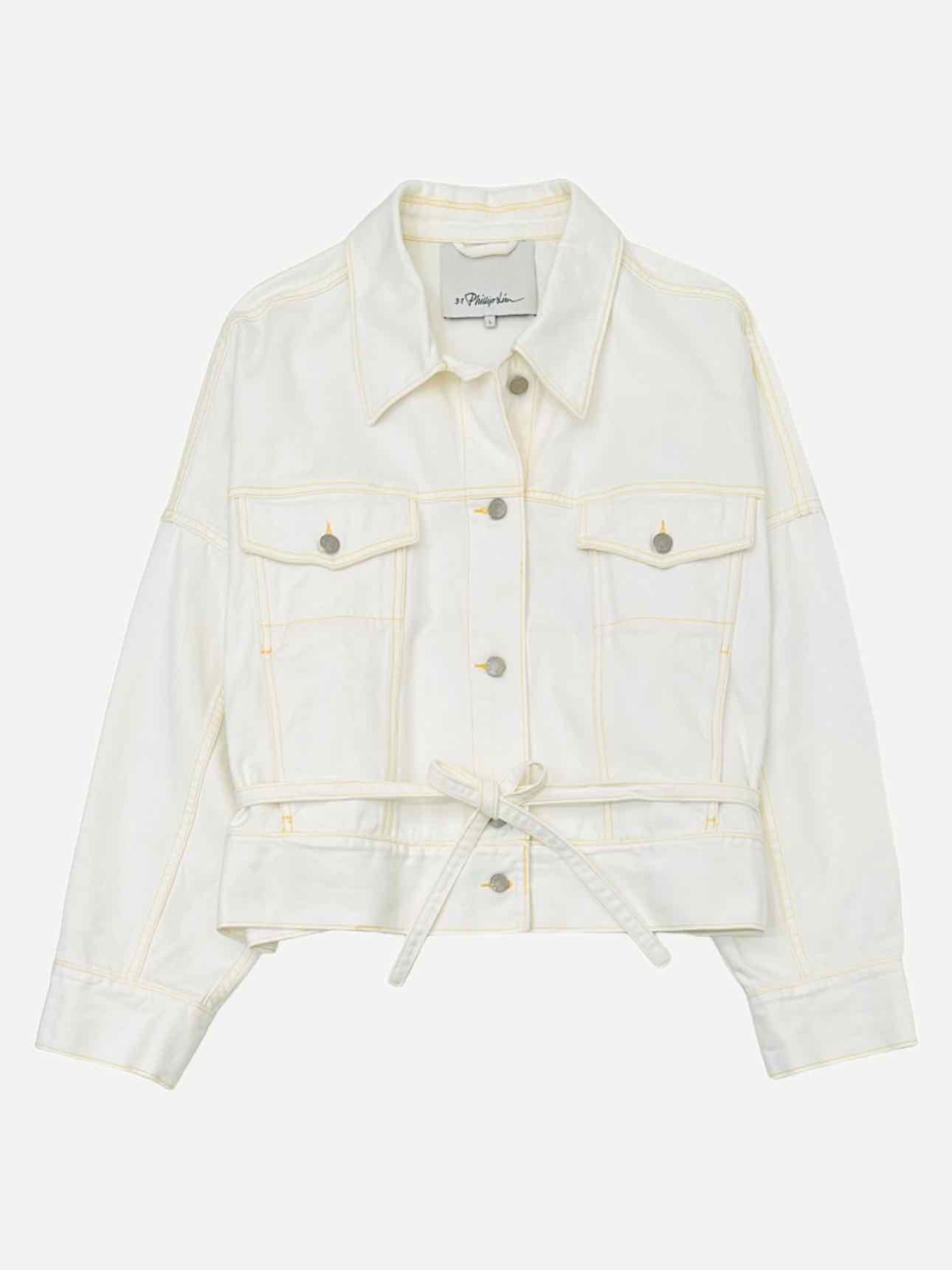 PHILLIP LIM White Size Large Jacket