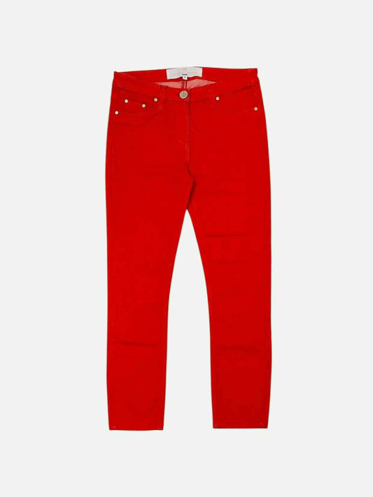 ELISABETTA FRANCHI Straight cut Red Size 29 Jeans