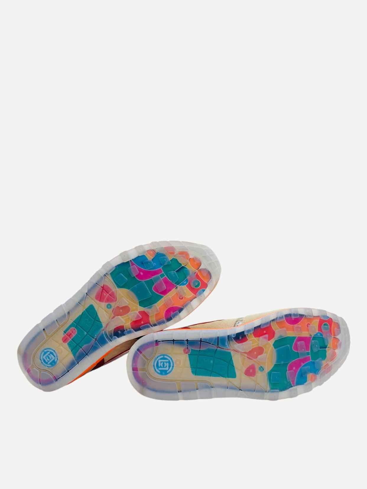 NIKE Beige Multi-Color Size EU 42.5 Sneakers