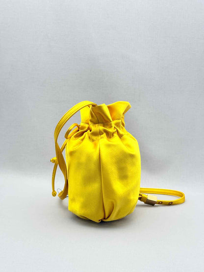 POLO RALPH LAUREN Big Pony Yellow Bucket Bag