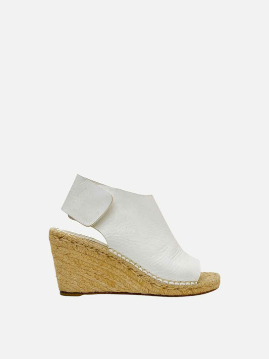 CELINE Espadrille White Size EU 38 Wedges
