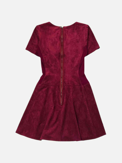 BCBG MAXAZRIA Mini Burgundy Mini Dress