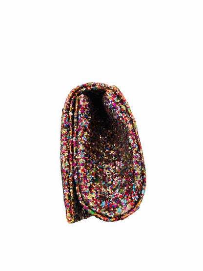 CHRISTIAN LOUBOUTIN Bow Pink Multicolor Clutch