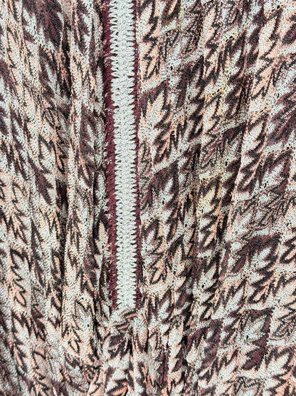 MISSONI Kaftan Brown, Peach & Silver Size US 4 Top