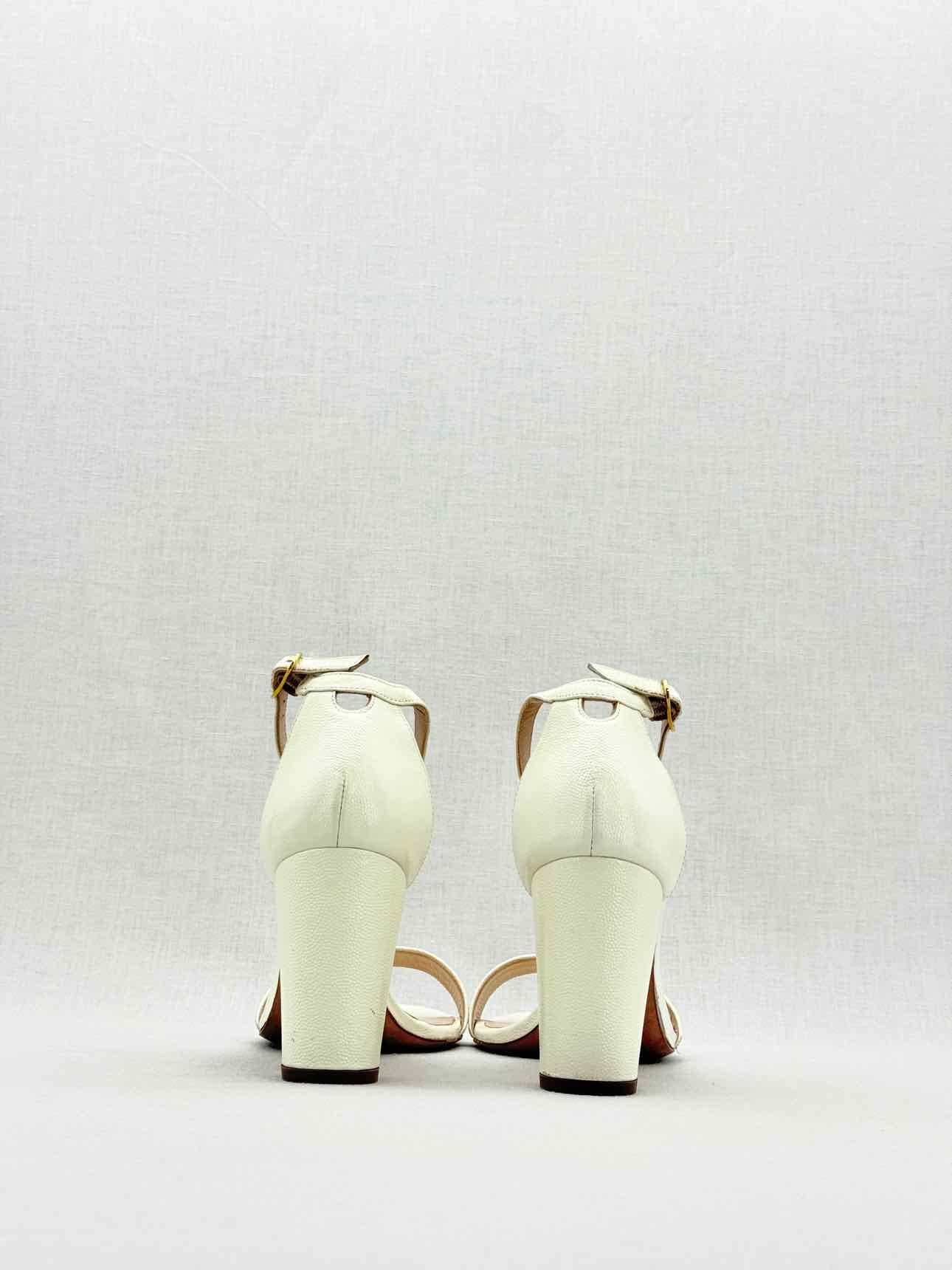 STUART WEITZMAN Cream Size EU 38 Heeled Sandals