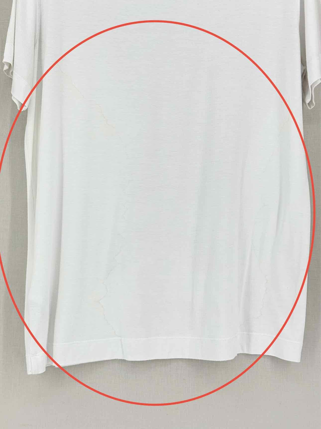 JUST CAVALLI White Multicolor Size Large T-shirt