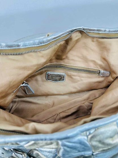 MIU MIU Patchwork Silver & Gold Tote Bag