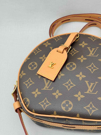 LOUIS VUITTON PETITE BOITE CHAPEAU Brown Crossbody