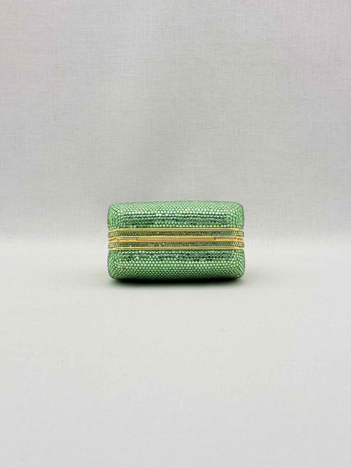 JUDITH LEIBER Minaudière Green Clutch