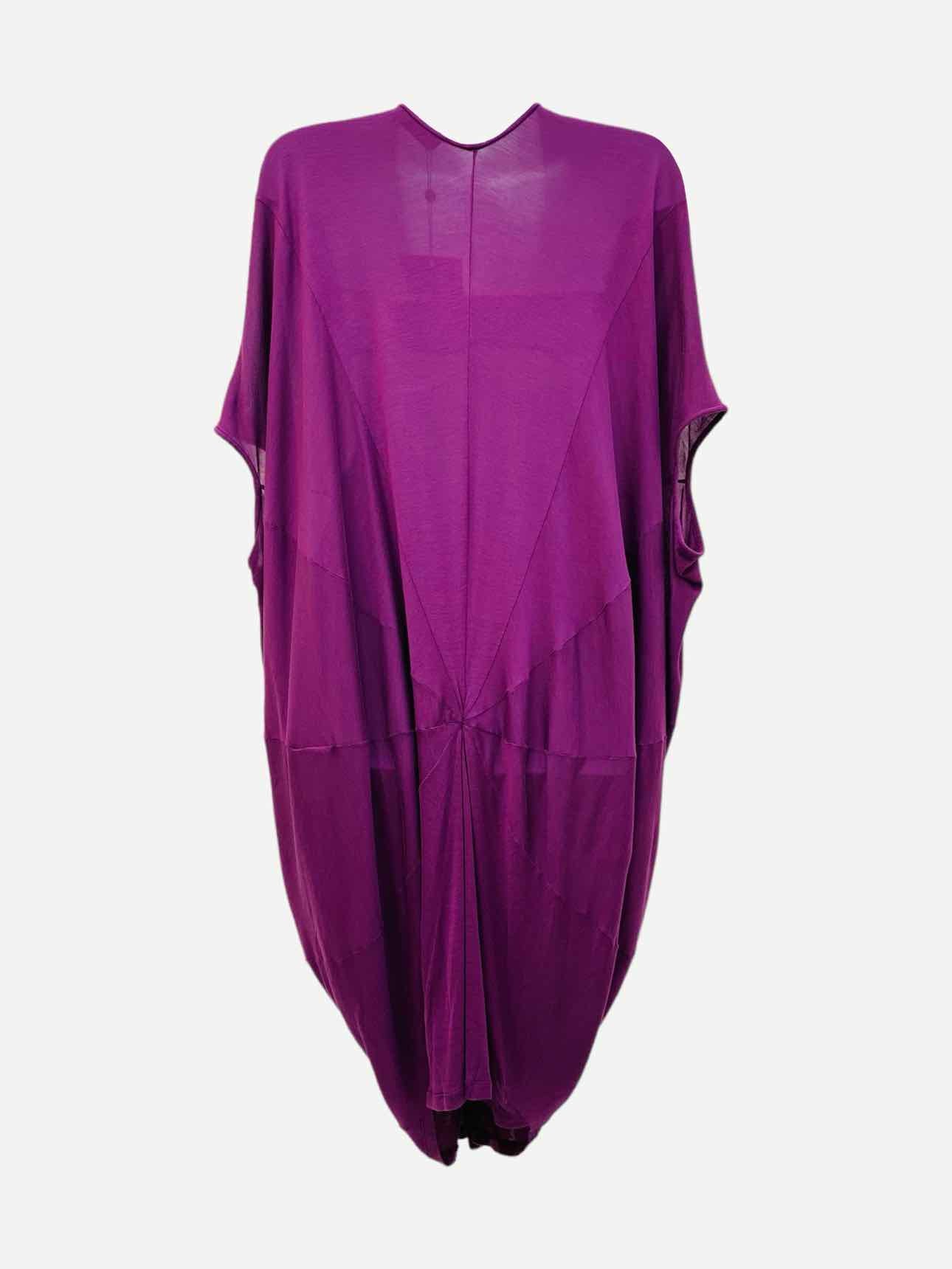 Pre - loved STELLA MCCARTNEY V Neck Purple Asymmetric Long Top at Reems Closet