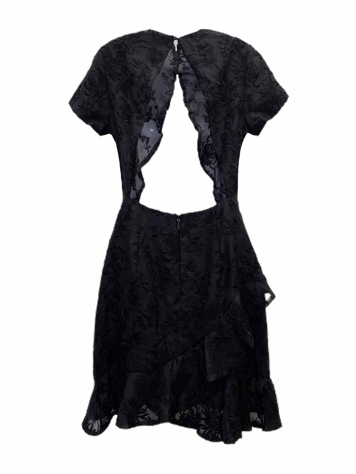 ZIMMERMANN Maple Sun Black Size US 6 Knee Length Dress