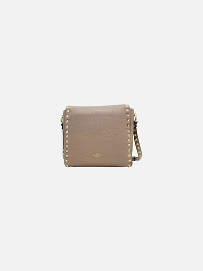 VALENTINO Rockstud Beige Shoulder Bag