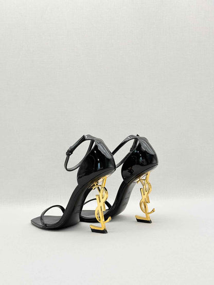 SAINT LAURENT Opyum Black Size EU 37 Heeled Sandals