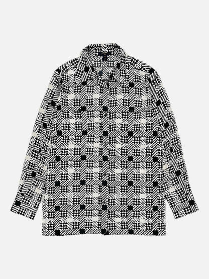 LOUIS VUITTON Relaxed Fit Black & White Size US 6 Shirt