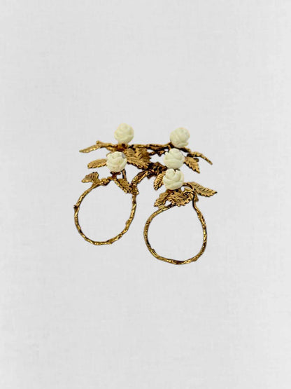 BERNARD DELETTREZ Roses &amp; Thorns Fashion Ring