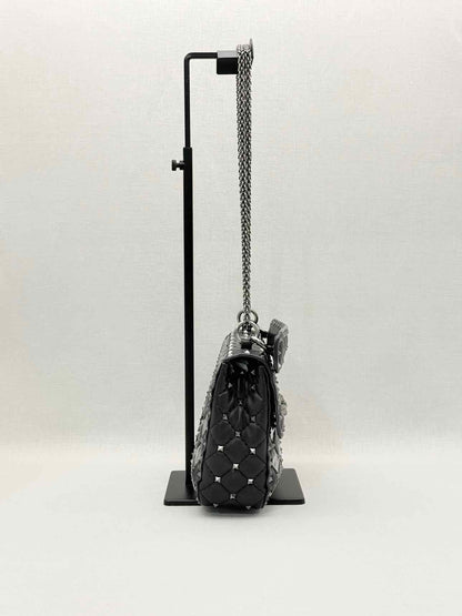 VALENTINO Rockstud Spike Black Shoulder Bag