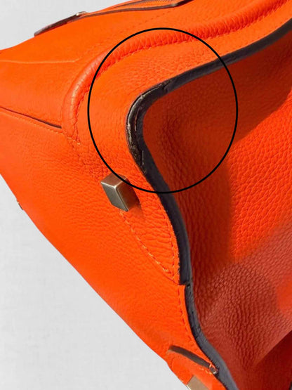 CELINE Mini Luggage Red Top Handle