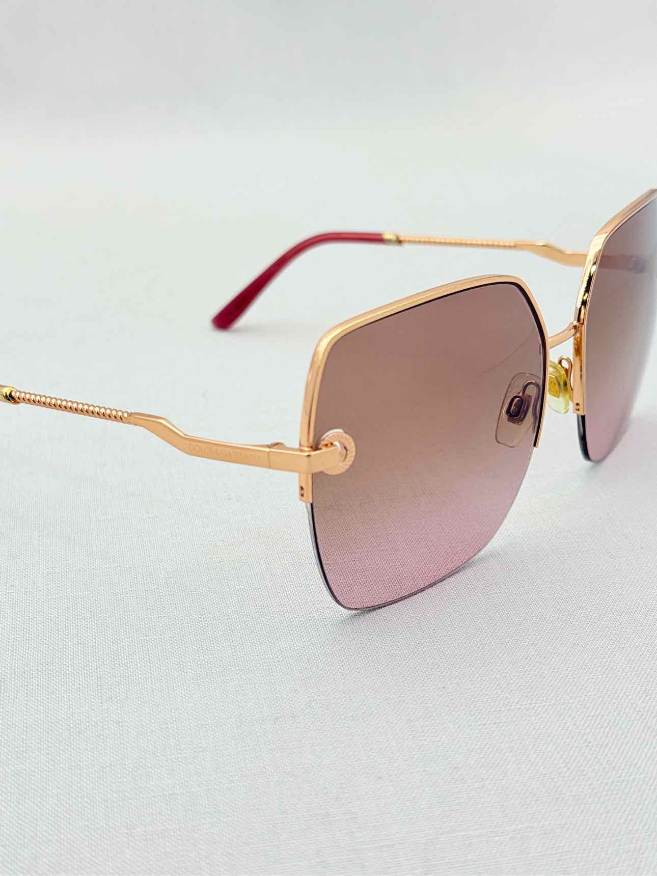 DOLCE & GABBANA Gold Tone Sunglasses