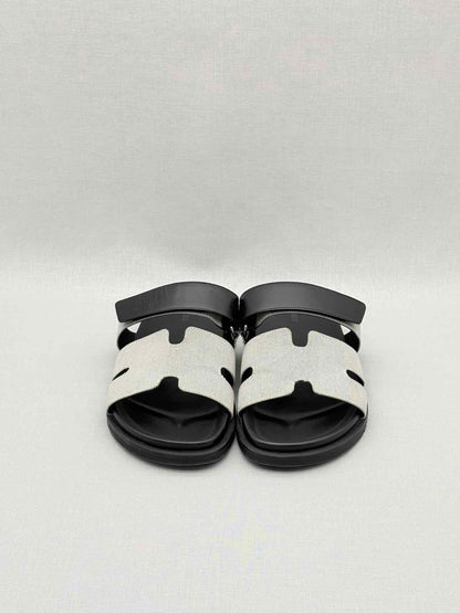 HERMES Chypre Grey Size EU 40 Sandals