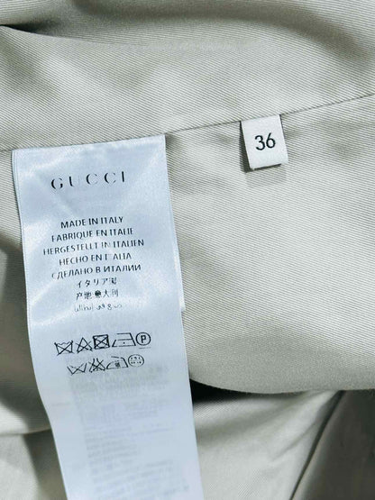 GUCCI Tiger Beige Size US 0 Coat