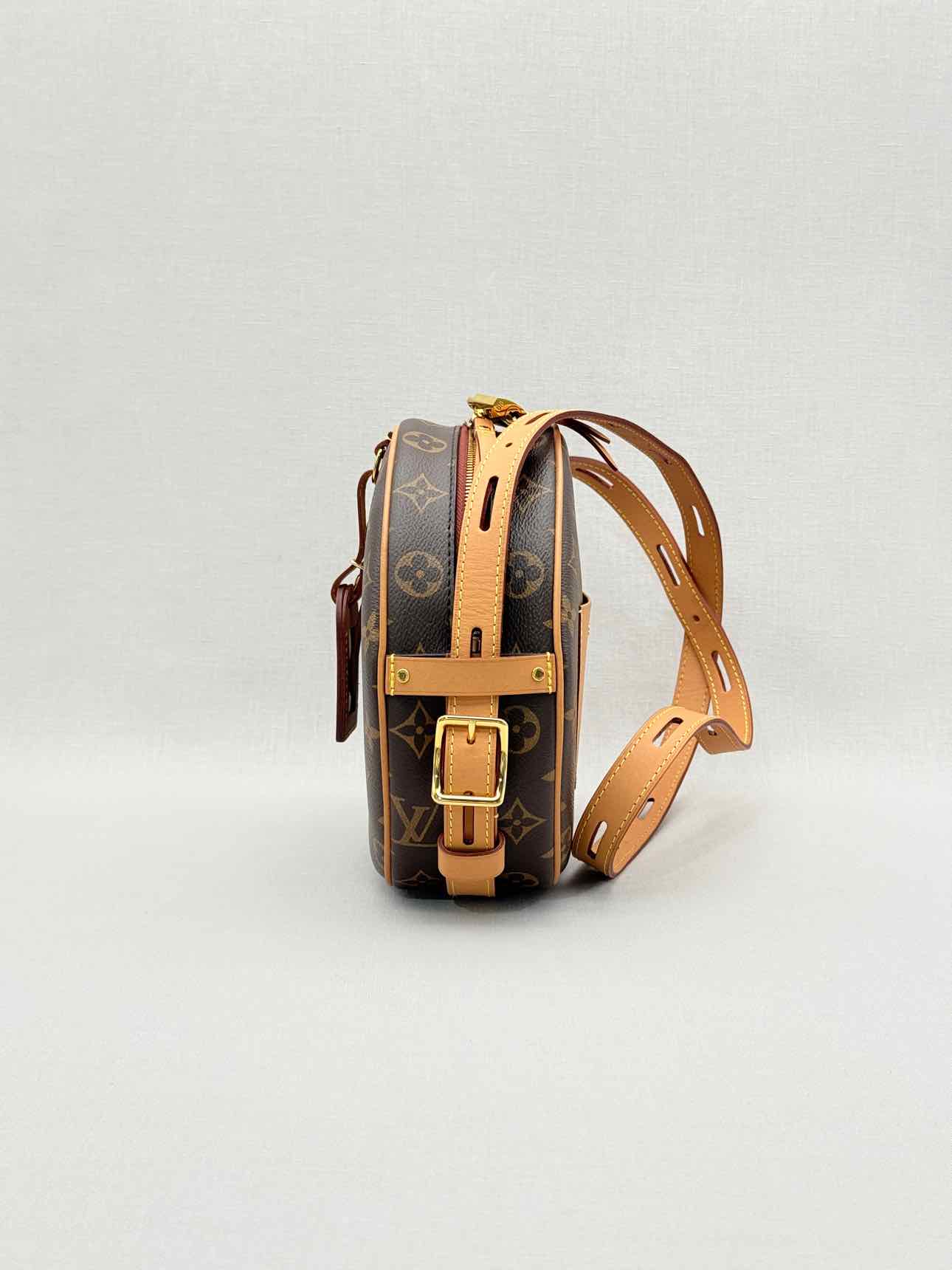 LOUIS VUITTON PETITE BOITE CHAPEAU Brown Crossbody