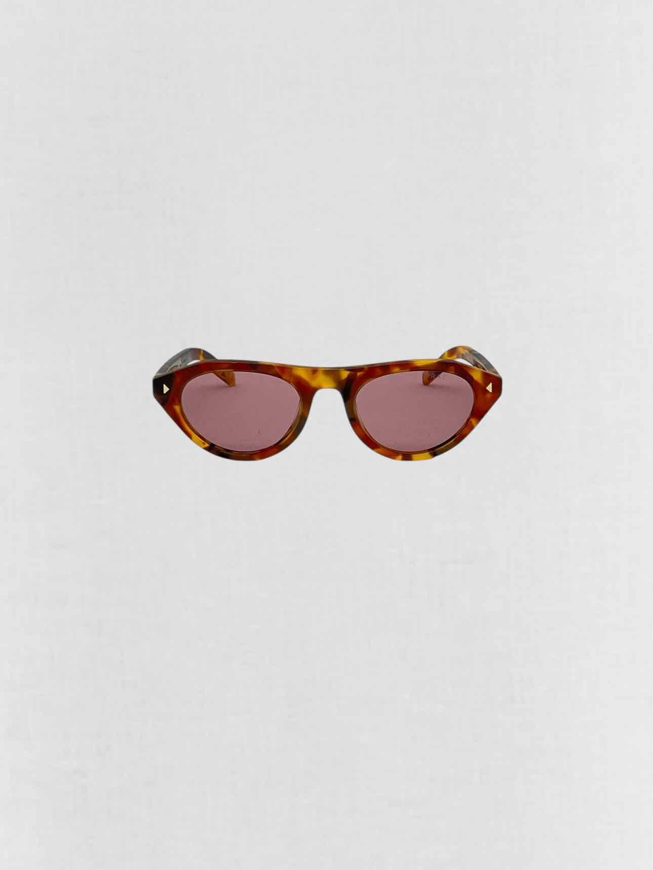PRADA Brown & Gold Sunglasses