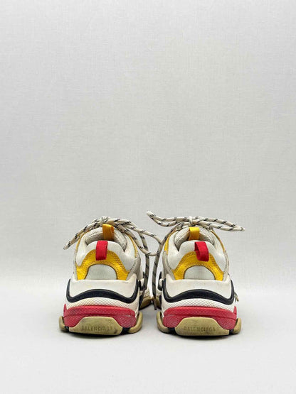 BALENCIAGA Cream Multicolor Size EU 35 Sneakers