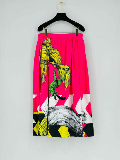 DIOR Pink Multicolor Size US 4/12 Top & Skirt Outfit