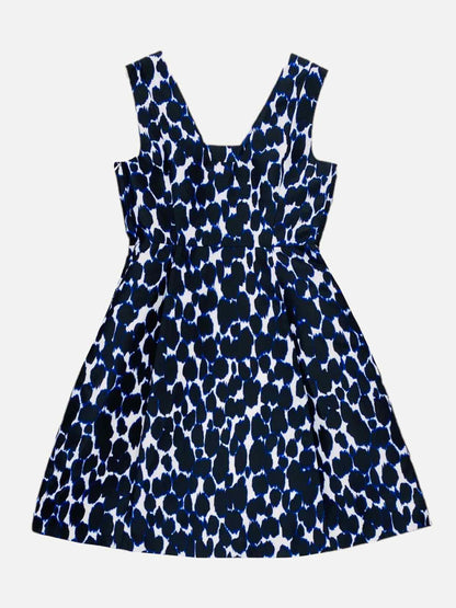 KATE SPADE A-Line Blue & White Printed Mini Dress US4