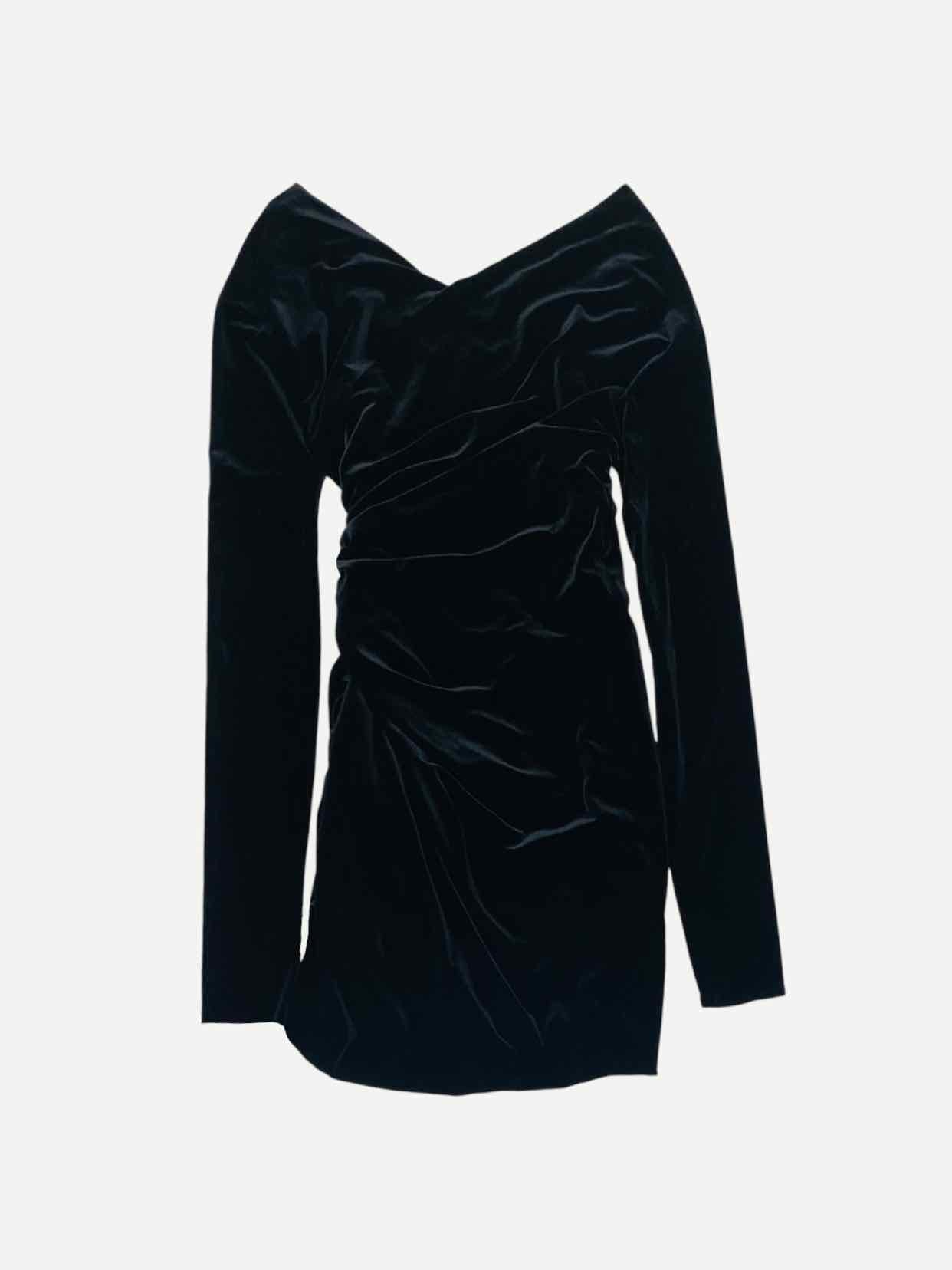 ALEXANDRE VAUTHIER Mini Black Mini Dress US2