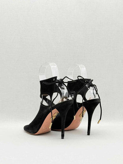 AQUAZZURA Sexy Thing Black Size EU 42 Heeled Sandals