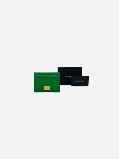 DOLCE & GABBANA Green Card Holder