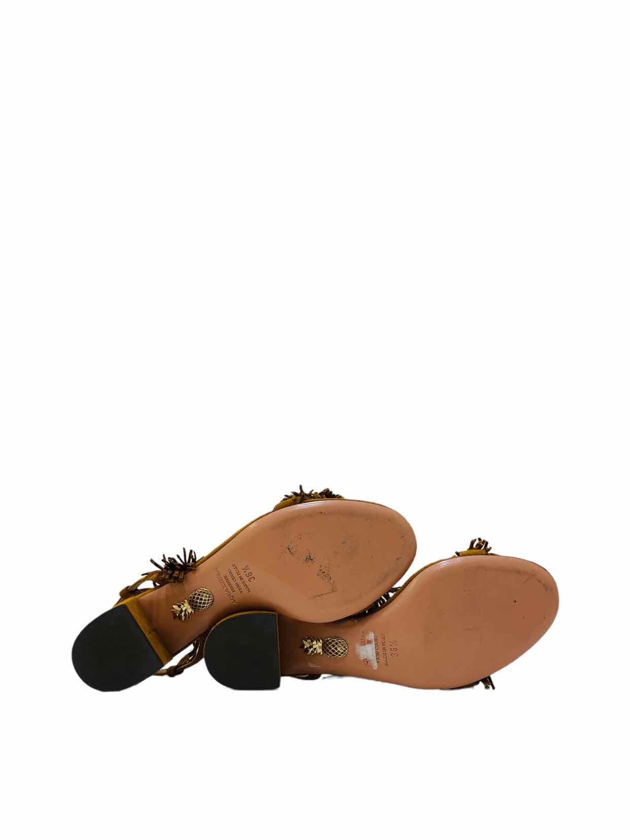 AQUAZZURA Wild Thing Brown Heeled Sandals