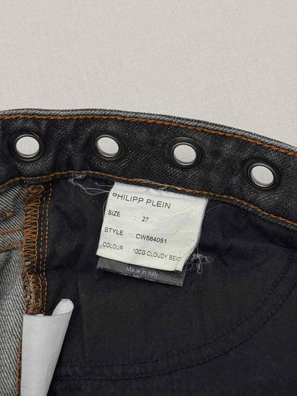 PHILIPP PLEIN Grey Size 27 Jeans