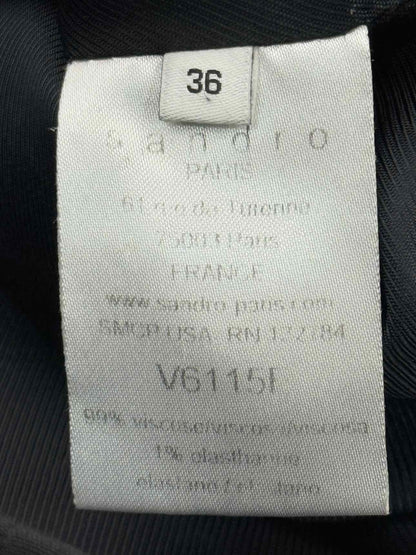 SANDRO Black Size US 6 Blazer