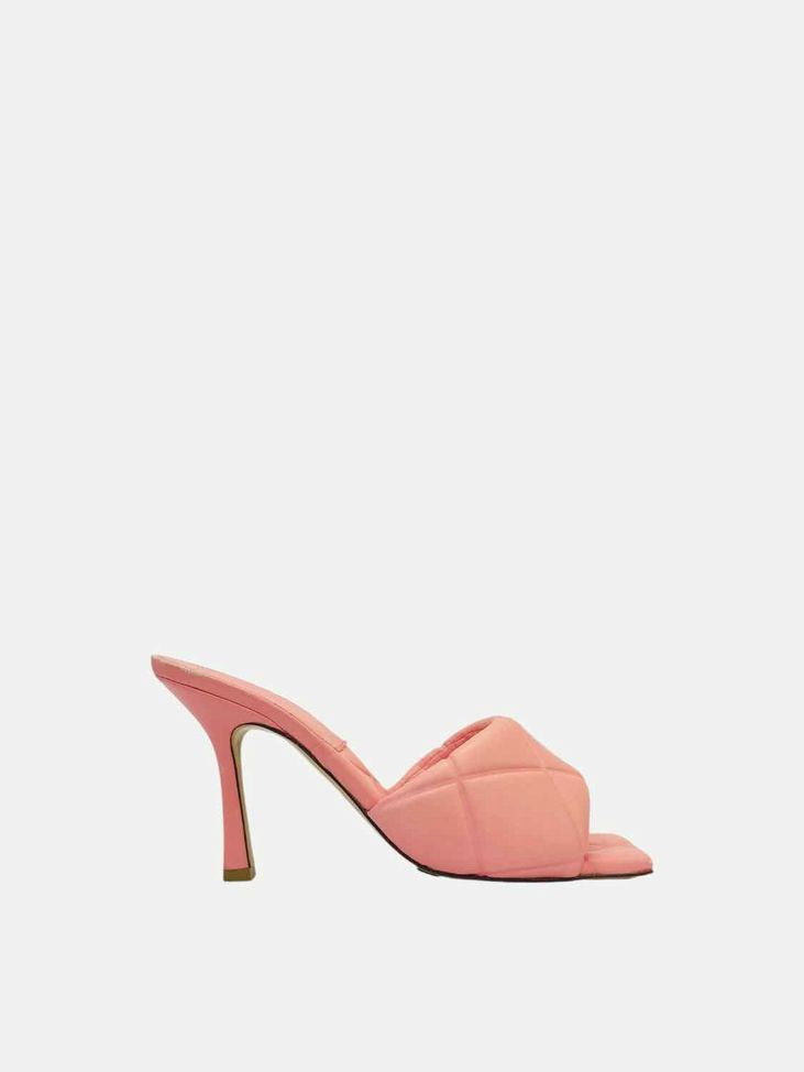 BOTTEGA VENETA Lido Pink Quilted Mules 37