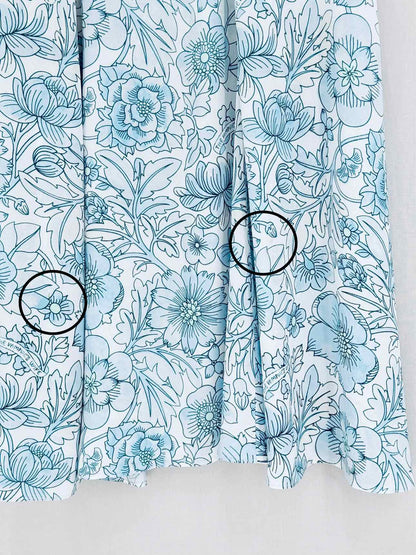 THE VAMPIRE'S WIFE Blue & White Size US 6 Long Dress