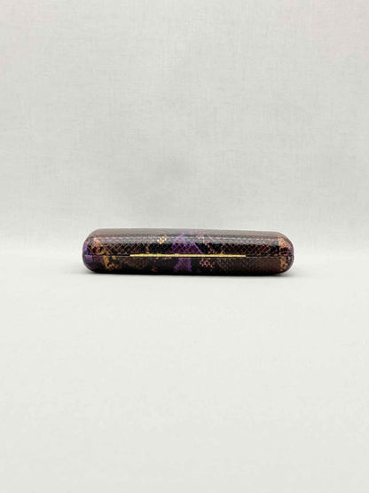 JUDITH LEIBER Jessica Purple Multicolor Clutch