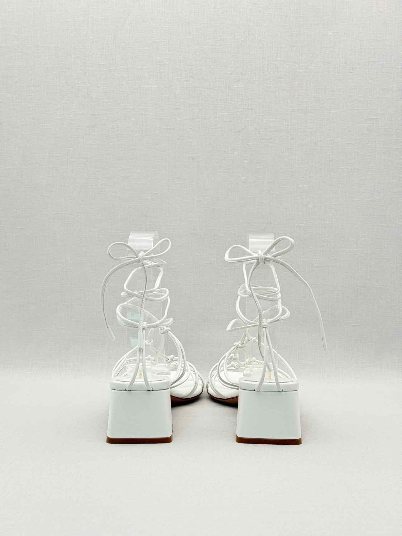 GIANVITO ROSSI White Size EU 40.5 Heeled Sandals