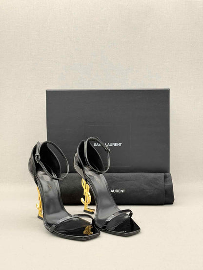 SAINT LAURENT Opyum Black Size EU 37 Heeled Sandals