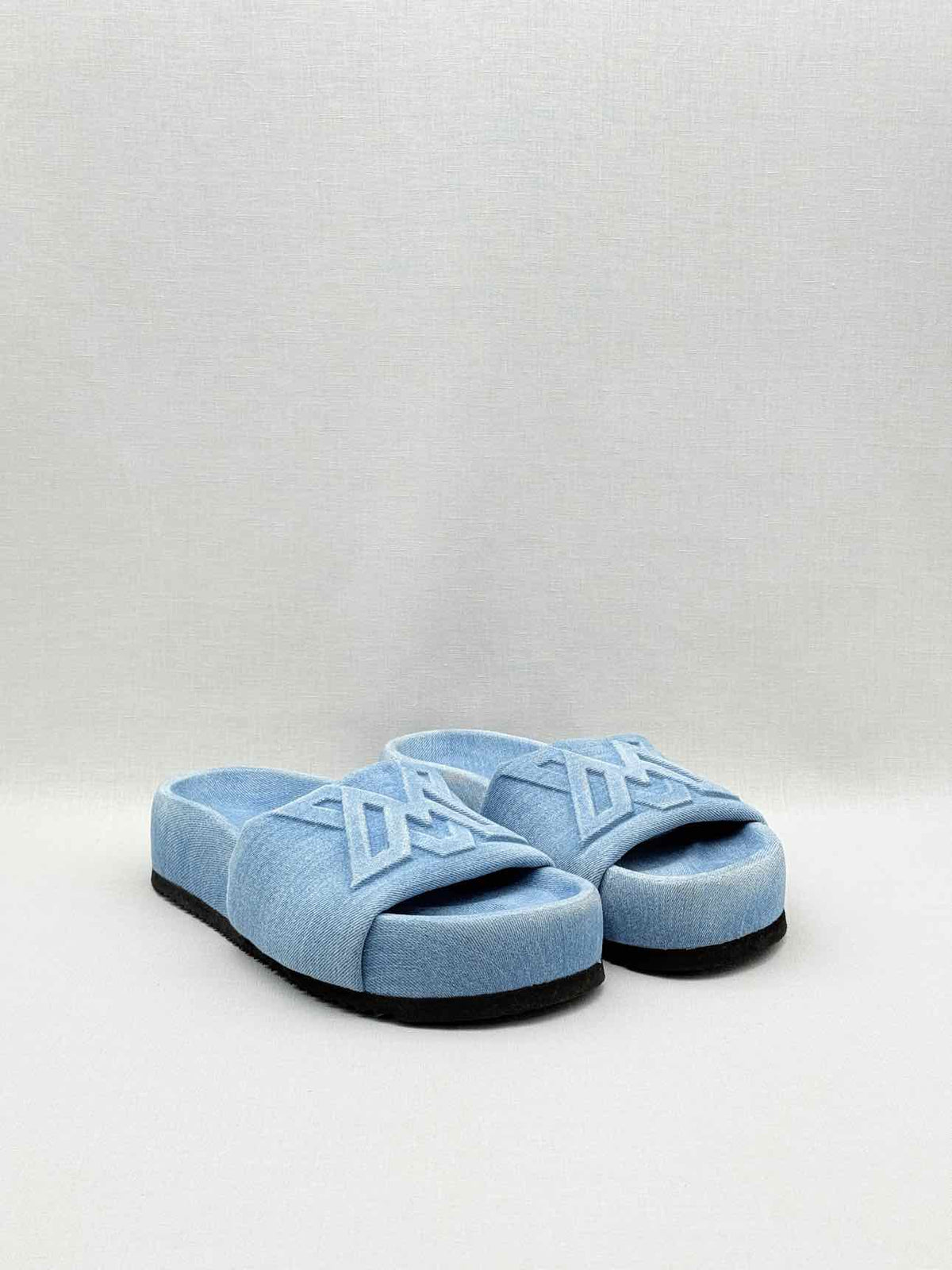 VIC MATIE Denim Blue Size EU 38 Slides