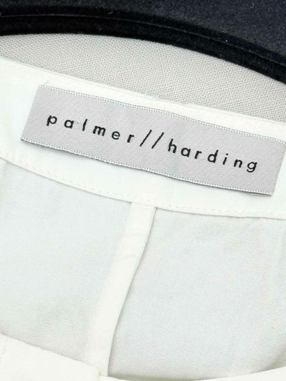 PALMER//HARDING Pleated White Size US 8 Top