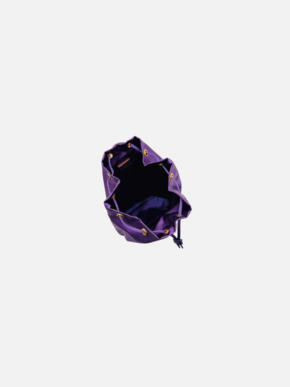 PRADA Vela Purple Bucket Bag