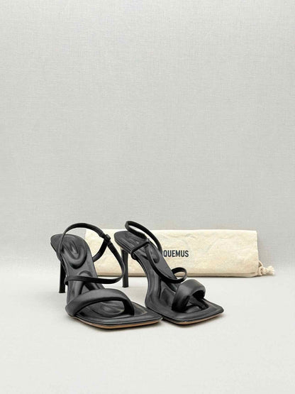 JACQUEMUS Les Limone Black Size EU 36 Heeled Sandals